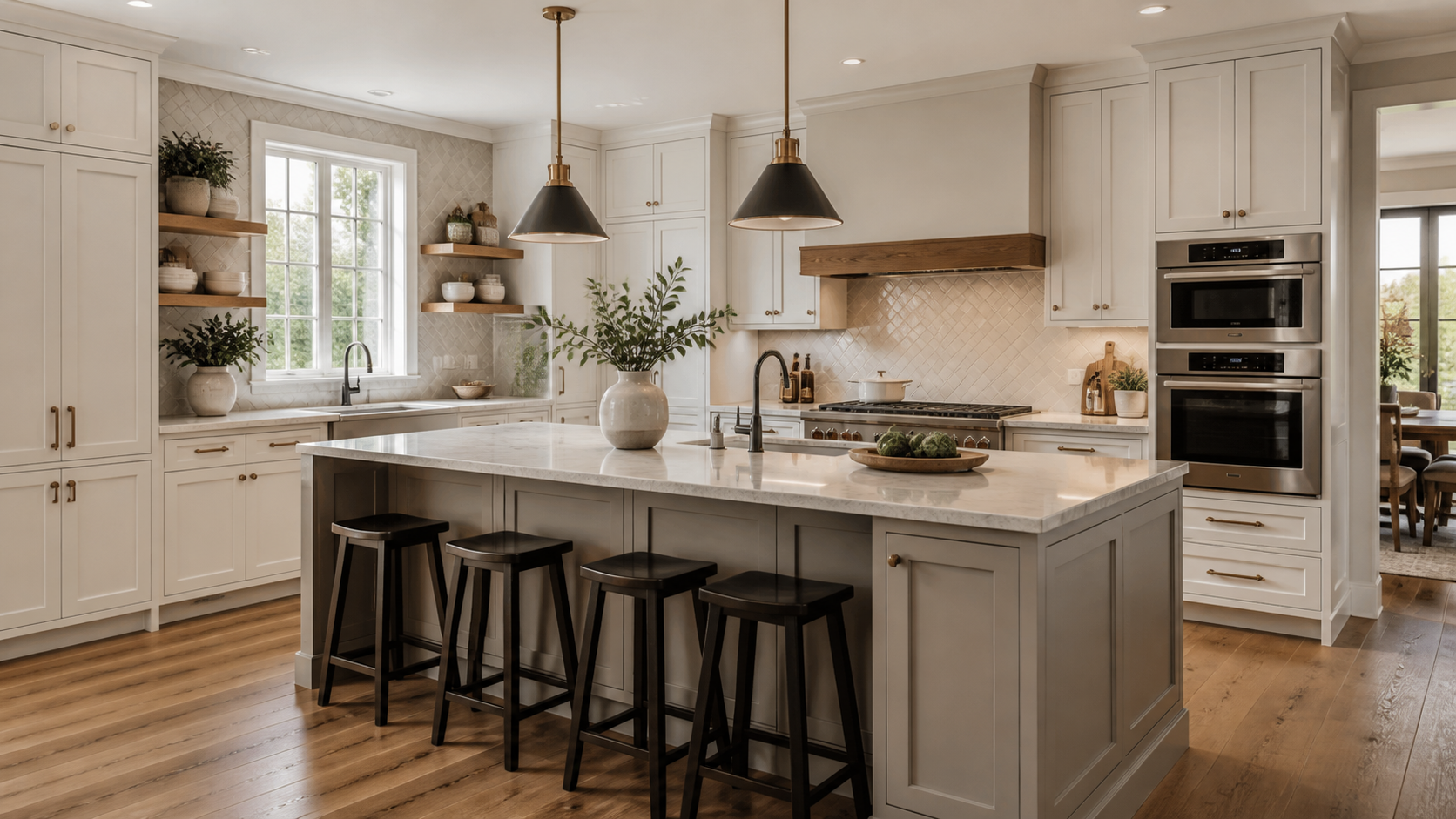 Modern custom kitchen cabinetry